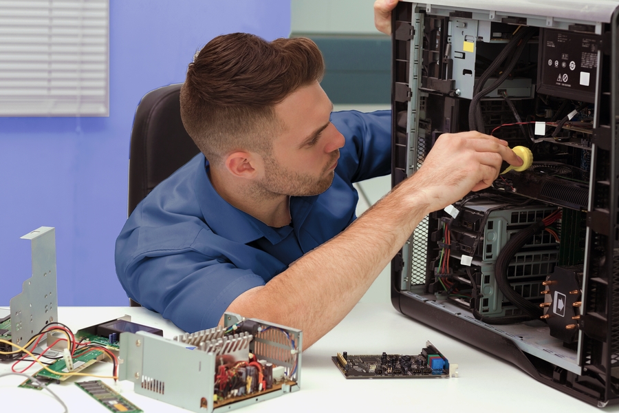 Computer Repair Expert Repairing Desktop PC